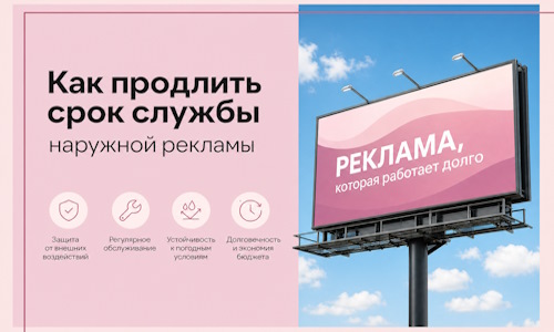 Как продлить срок службы наружной рекламы в Ростове-на-Доне