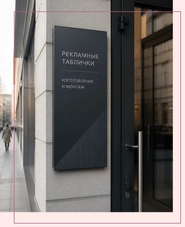 Рекламные таблички в Ростове-на-Доне по цене от 4693 р. | Аванза-Рст