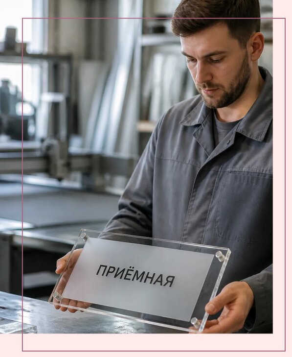 Таблички из оргстекла на заказ в Ростове-на-Доне от 4067 р. | Аванза-Рст
